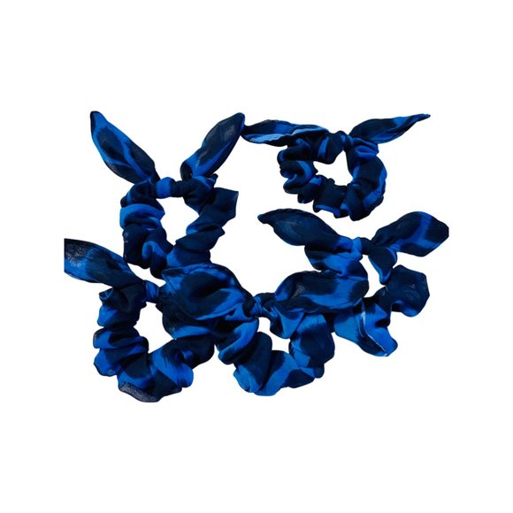4 Pack Terana Bowknot Scrunchies, 4pack Design Hair Bowknot Scrunchies. - Picture 1 of 8